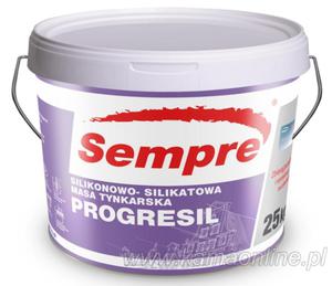 tynk silikatowo-silikonowy SEMPRE PROGRESIL I grupa kolorw (opakowanie 25kg) - 2499128413