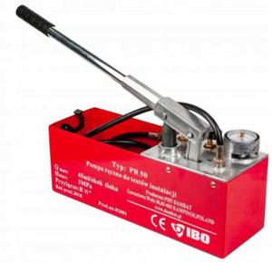 Pompa ręczna do prób ciśnień instalacji IBO PR-50 - 2869386354