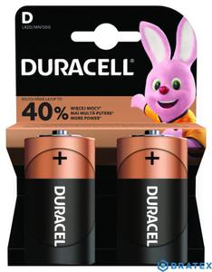 Duracell Basic D LR 20 1,5V baterie alkaliczne 2szt - 2823862411