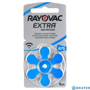 6 x baterie do aparatw suchowych Rayovac Extra Advanced 675 - 2878601522