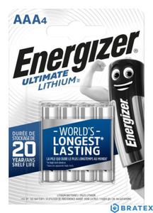 4 x bateria foto litowa Energizer L92 Ultimate Lithium R03 AAA - 2823862509