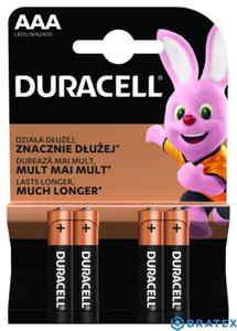 Duracell Basic AAA/LR03 1,5V baterie alkaliczne 4szt (blister) - 2844470764