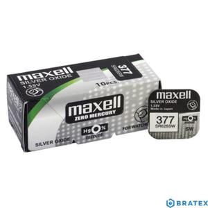 bateria srebrowa mini Maxell 377 / 376 / SR 626 SW / G4 - 2863107487