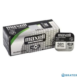 bateria srebrowa mini Maxell 381 / 391 / SR 1120 SW / G8