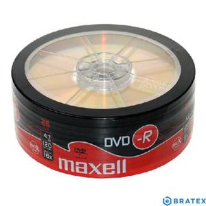 Maxell plyta DVD-R 4,7 16x szpindel 25 - 2869109415