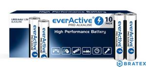 10 x baterie alkaliczne everActive Pro LR03 / AAA - 2847121111