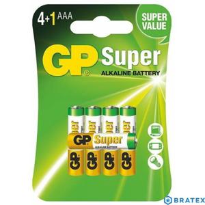 5 x GP Super Alkaline LR03/AAA - 2836298375