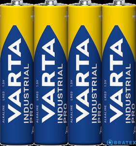 4x VARTA INDUSTRIAL PRO BATERIA AAA LR03 folia - 2837447248