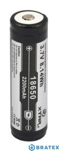 akumulator Xtar 18650 3,7V Li-ion 2200mAh z zabezpieczeniem - 2875280523