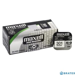 bateria srebrowa mini Maxell 301 / SR43SW / SR43 - 2872676639