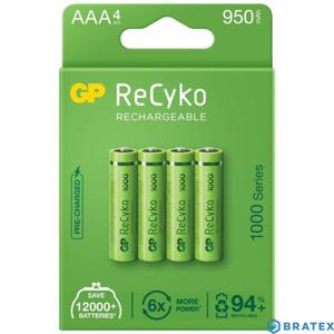 4 x akumulatorki R03/AAA GP ReCyko+ 1000 Series 950mAh