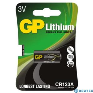 bateria foto litowa GP CR123A - 2871372079