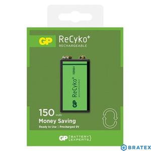 1 akumulatorek 6F22/9V GP ReCyko+ 150 Series 150mAh - 2861317774