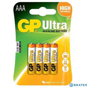 4X BATERIA GP ULTRA ALKALINE LR03 / AAA - 2872676661