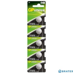 5 x bateria litowa mini GP CR1616 - 2861317817