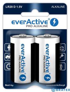 2 x baterie alkaliczne everActive Pro LR20 / D (blister) - 2875280529