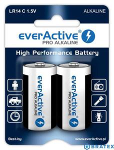 2 x baterie alkaliczne everActive Pro LR14 / C (blister) - 2861317880