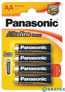 4 x Panasonic alkaline power LR6/AA (blister) - 2823862275