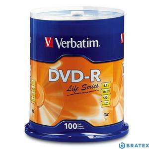 DVD-R verbatim 4.7GB 16x cake 100 szt - 2875933062