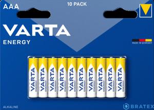 10 x Baterie VARTA ENERGY AAA LR3 BLISTER - 2868150756