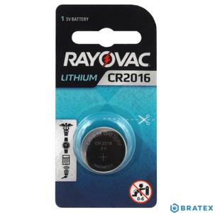 BATERIA RAYOVAC CR2016 BLISTER - 2861318061