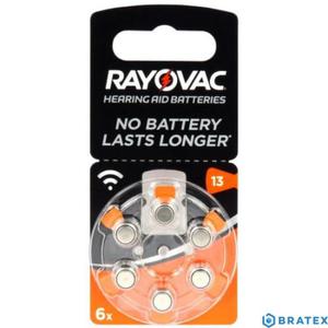 60 x Baterie do aparatw suchowych 13 / PR48 Rayovac Acoustic Special - 2861318081