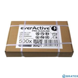 Bateria alkaliczne everActive Pro Alkaline LR6 AA 500 szt. - karton zbiorczy / bulk - 2874978887