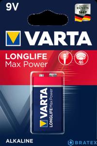 bateria alkaliczna Varta Longlife Max Power 6LR61/9V (blister) - 2861318255