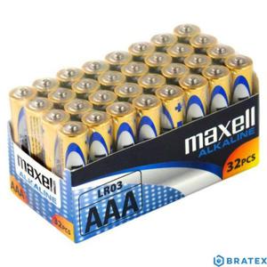 32x Bateria alkaliczna AAA / LR03 Maxell Alkaline - 2874026027