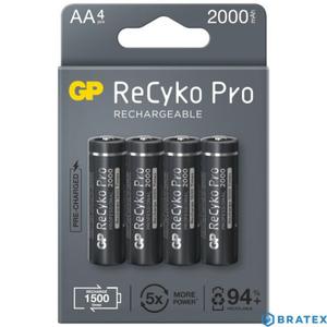 4 x akumulatorki AA / R6 GP ReCyko black Pro Ni-MH 2000mAh - 2872970239