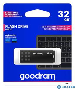 Pendrive goodram UME3 32gb czarny 3,0 - 2877941657