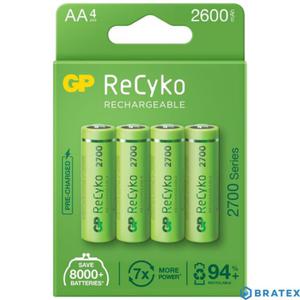 4 x akumulatorki AA / R6 GP ReCyko 2700 Series Ni-MH 2600mAh - 2861318456