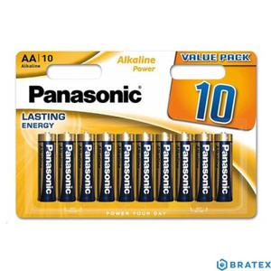 10 x Panasonic alkaline power LR6/AA (blister) - 2865161699