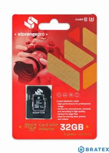 Karta pamici STORANGE PRO micro sd 32gb + adpater UHS-1 - 2866603151