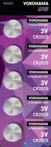 5x baterie litowe yokohama cr2025 blister - wyprzda! - 2868775461