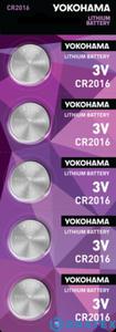 5x baterie litowe yokohama cr2016 blister- wyprzeda! - 2868775462
