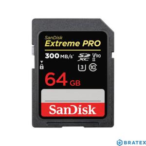 KARTA SANDISK EXTREME PRO SDXC 64GB - 300MB/s V90 UHS-II - 2870839223