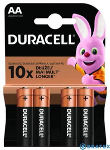 Duracell Basic AA/LR6 1,5V baterie alkaliczne 4szt (blister) - 2823862377