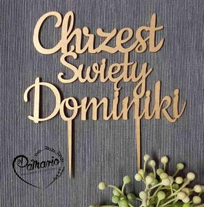 Chrzest wity Dominiki Topper Zoty OUTLET - 2868576872