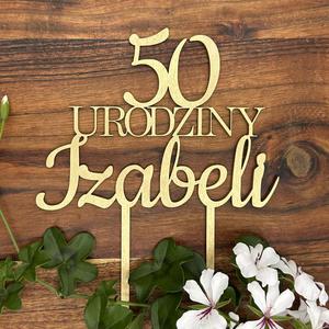 50 urodziny Izabeli topper Outlet - 2876393726