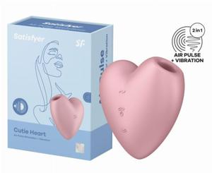 SATISFYER CUTIE HEART MASAER ECHTACZKI Z WIBRACJAMI - 2874142827