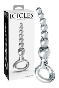 DILDO WAGINALNE SZKLANE KORALIKI ANALNE ICICLES NO.67 - 2874742599