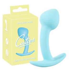 KOREK ANALNY MINI CUTIES BLUE PLUG Z GWK P-POINT - 2875618361