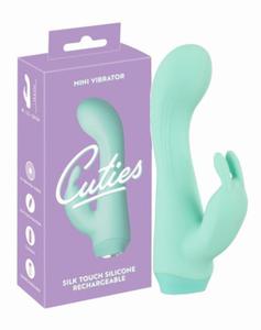 ELASTYCZNY WIBRATOR CUTIES MINI GREEN Z 2 SILNIKAMI - 2878468058