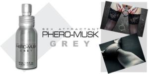 MSKIE PERFUMY Z SEX FEROMONAMI PHERO-MUSK GREY 50 ML - 2876390758