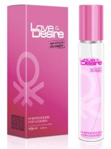 DAMSKIE PERFUMY Z FEROMONAMI LOVE & DESIRE 15ML - 2852439835