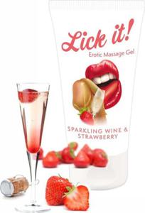 LUBRYKANT LICK-IT SZAMPAN I TRUSKAWKI 50 ML - 2834657941