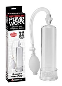 POMPKA PRӯNIOWA POWIKSZAJCA PENISA PIPEDREAM PUMP WORX CLEAR - 2835256466