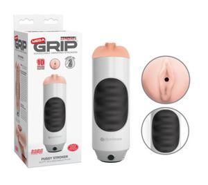 WIBRUJCY MASTURBATOR PDX MEGA GRIP PUSSY STROKER PIPEDREAM - 2850643416