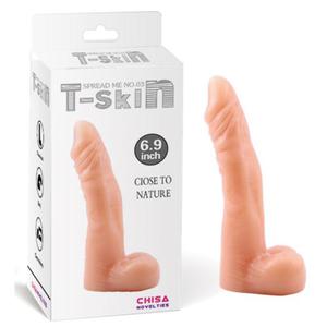 REALISTYCZNE DILDO Z JDRAMI T-SKIN SPREAD ME Nr 3 - 2860546719